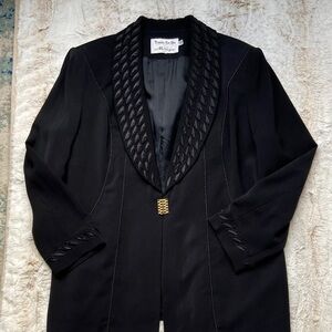 Tania Bella Black Blazer with Beaded Detail